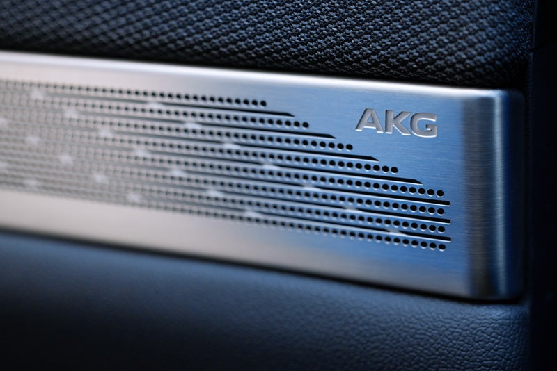 Close-up View of the AKG Studio Audio Speaker | Tom Naquin Cadillac in Elkhart IN